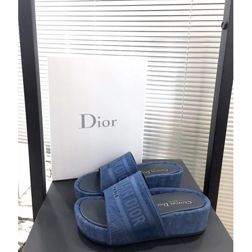 Christian Dior Slippers Sandals Platform CDSSP25364 